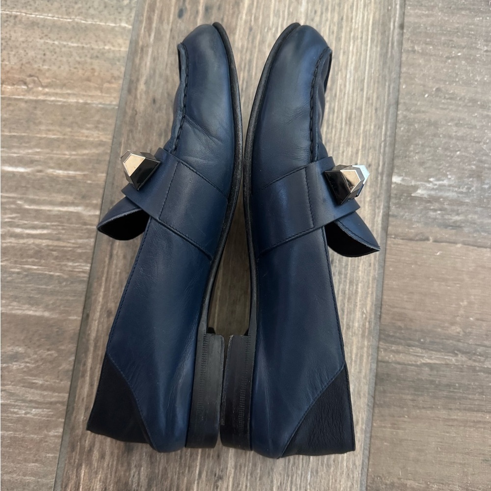 Fendi Leather Studded Loafers size 38.5 - Picture 7 of 10
